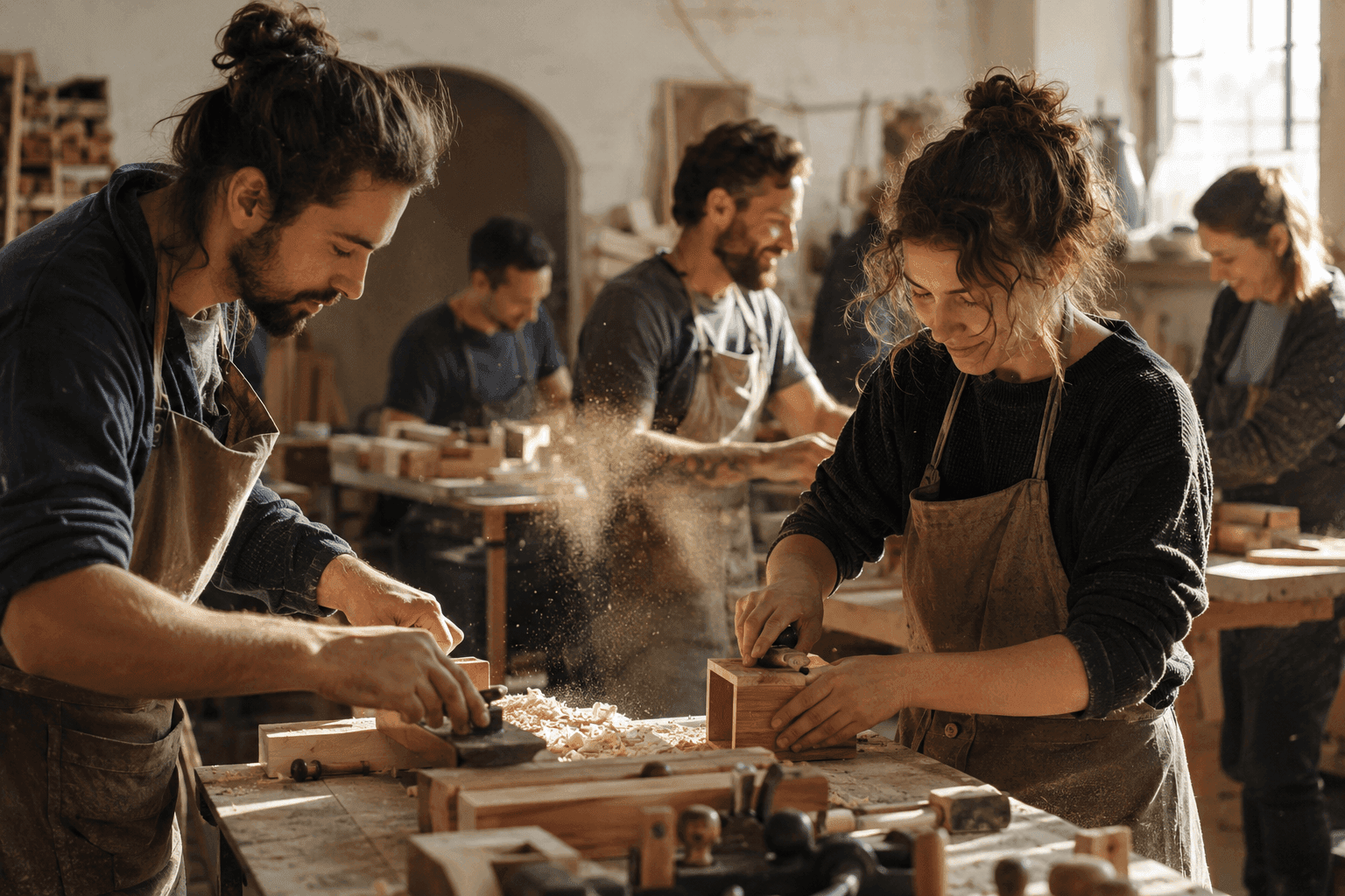 Idee di workshop di falegnameria che riempiono il calendario